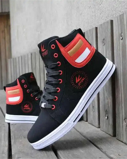 Wolf Who Men's High-Top Lace-Up Sneakers - Various Colors