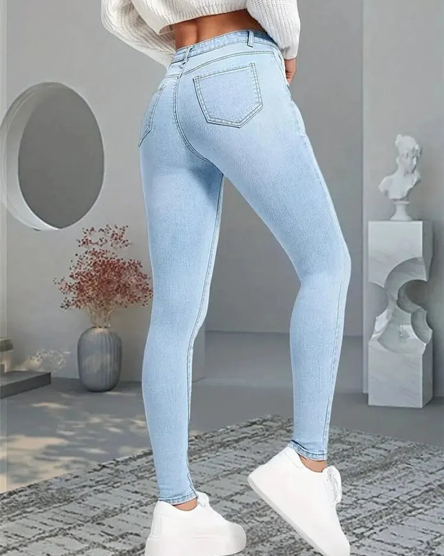 Women’s Stretch Skinny Jeans - Slim Fit Pencil & Straight Leg