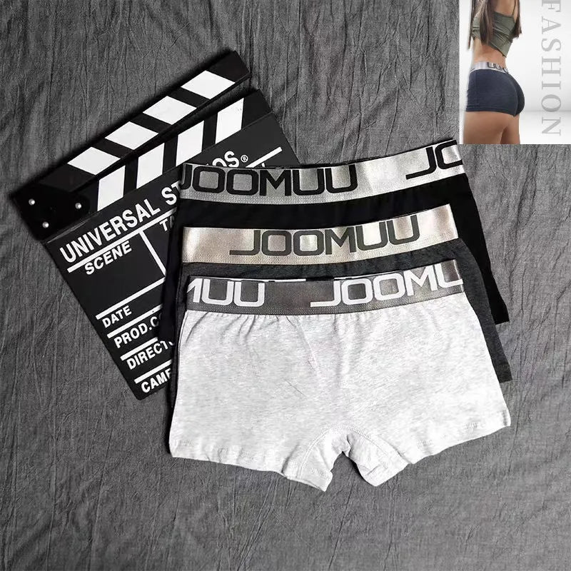 3-Pack Women's Cotton Boyshorts - Breathable, Comfortable Women's Boxer Briefs