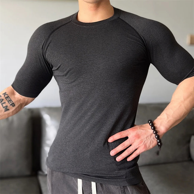 Men's Half-Sleeve Compression Sweater