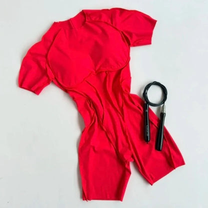 Women's Short Sports Jumpsuit - Gym & Workout Jumpsuit for Women