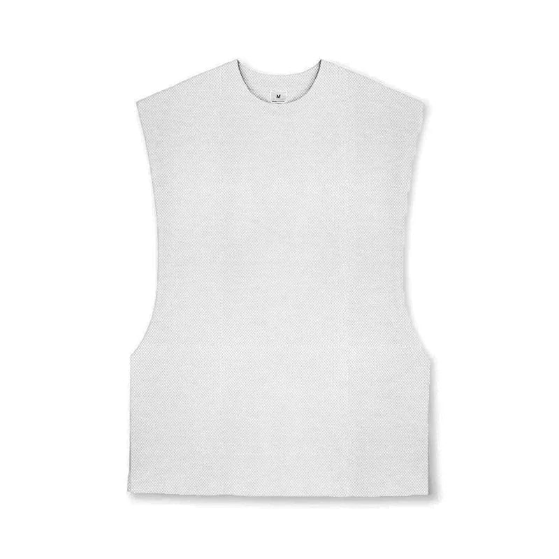 Men's Open Side Cut-Off Vest - Gym Tank Top for Men