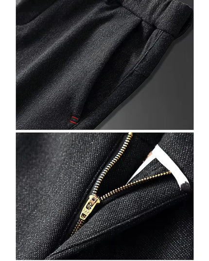 Men's Casual Straight Leg Long Pants - Slim Fit Design