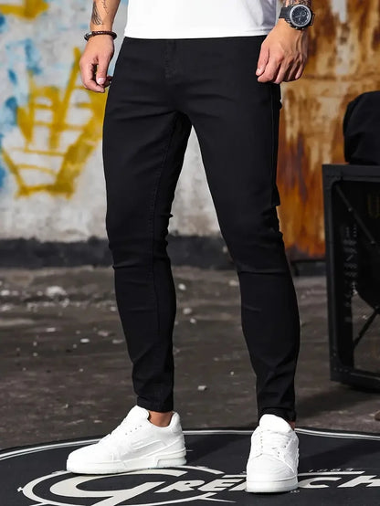 Men's Slim Fit Stretch Denim Jeans - Various Colors