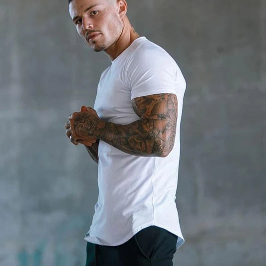 Men's Short Sleeve Fitness Compression T-Shirt - Various Colors