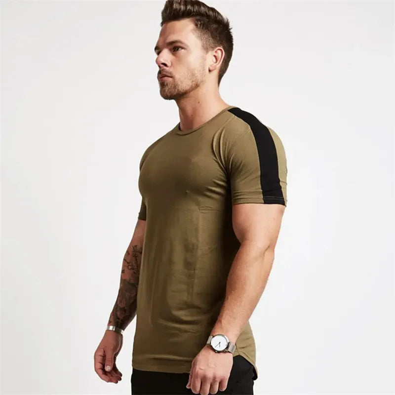 Men's Slim Fit Cotton T-Shirt - Comfortable & Stylish Men's Casual Tee
