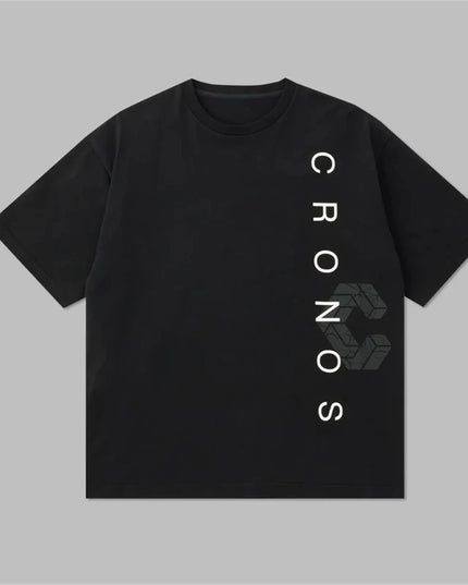 Cronos Men's Loose Fit Oversized Cotton T-Shirt