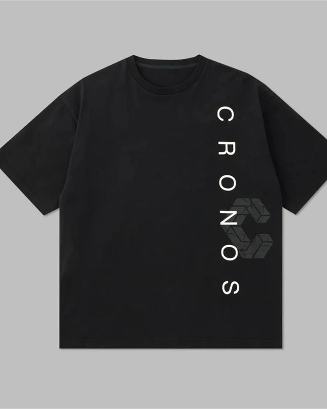Cronos Men's Loose Fit Oversized Cotton T-Shirt