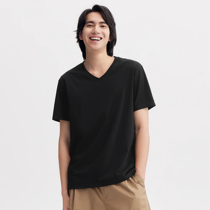Semir Men's Slim-Fit V-Neck T-Shirt - Comfortable and Stylish Casual Wear
