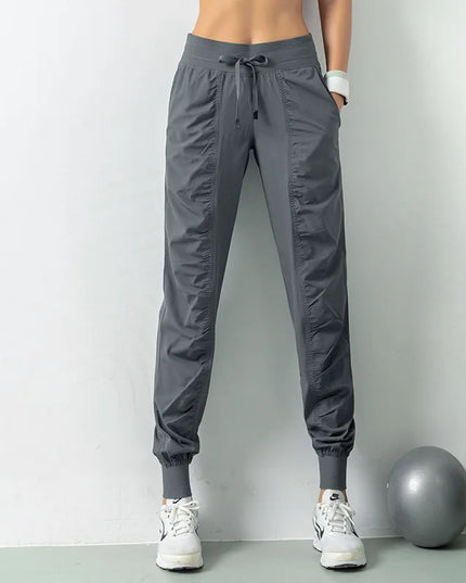 Women's Slim Fit Drawstring Joggers With Pockets