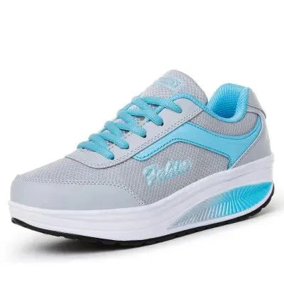 Women's Casual Platform Sneakers - Various Colors