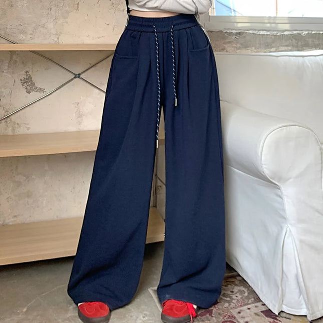 Women's Wide Leg Elastic Waist Sweatpants