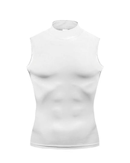Men's Elastic Quick-Dry Slim Fit Turtleneck Vest