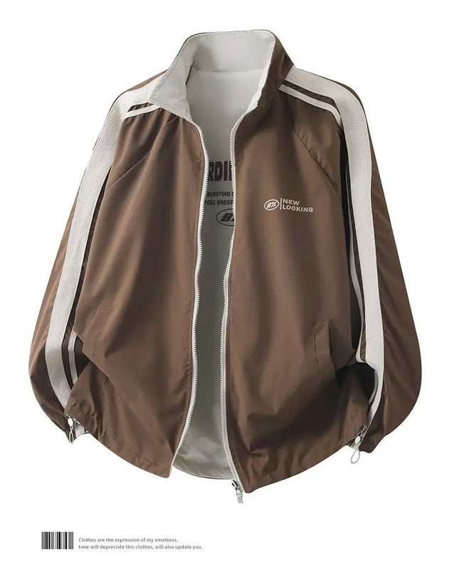 Men's Reversible Stand-Up Collar Jacket