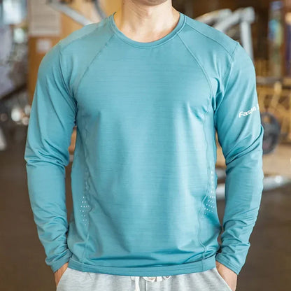 Men's Quick-Drying, Breathable Compression Gym Sweater