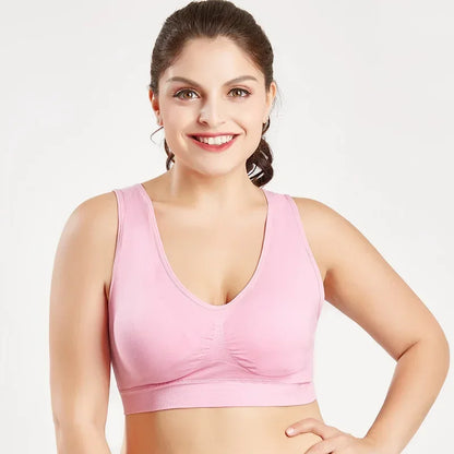 Seamless Women's Push-Up Wireless Bra with Removable Padding