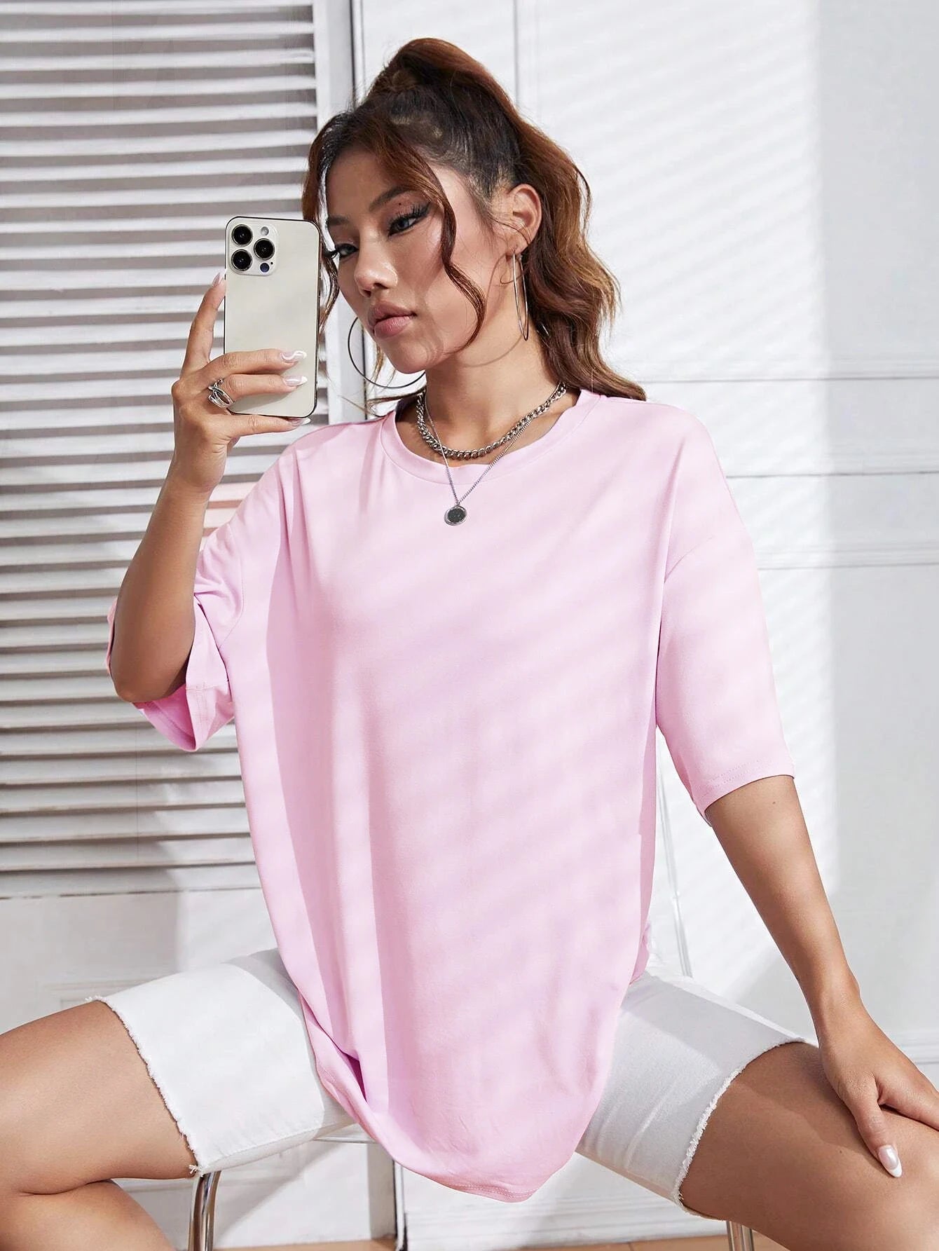 Cotton Women's T-Shirt - Loose Casual Fit