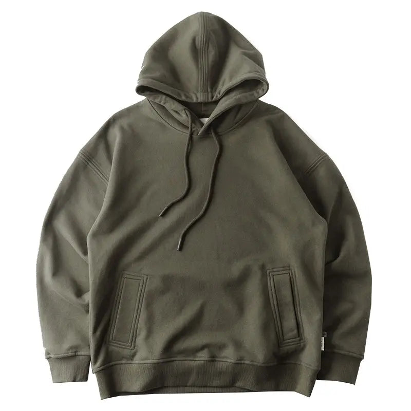 Men's Retro Hooded Loose Fit Sweater