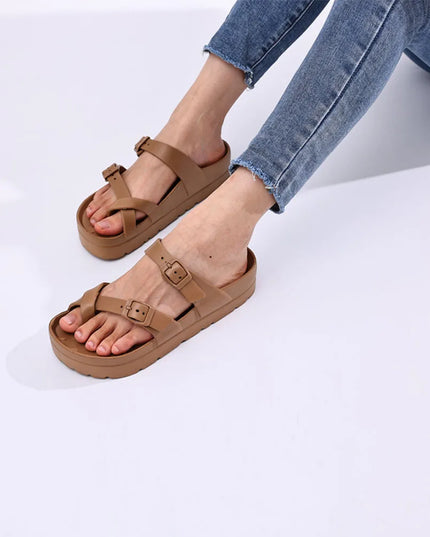 Men's Comfortable Soft Thick Slippers - Various Colors