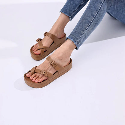 Men's Comfortable Soft Thick Slippers - Various Colors