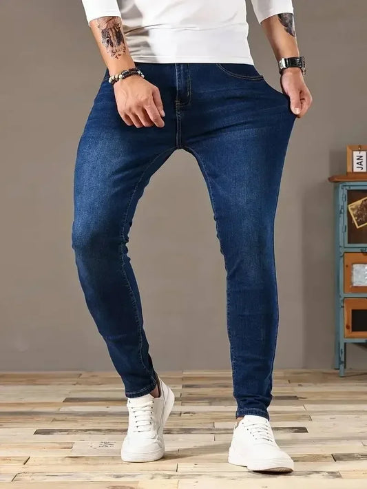 Men's Slim Fit Stretch Denim Jeans - Various Colors