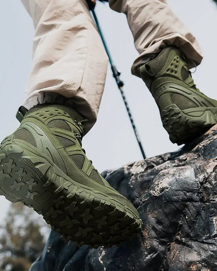 Men's Military Tactical Safety Boots – Durable Combat and Work Boots