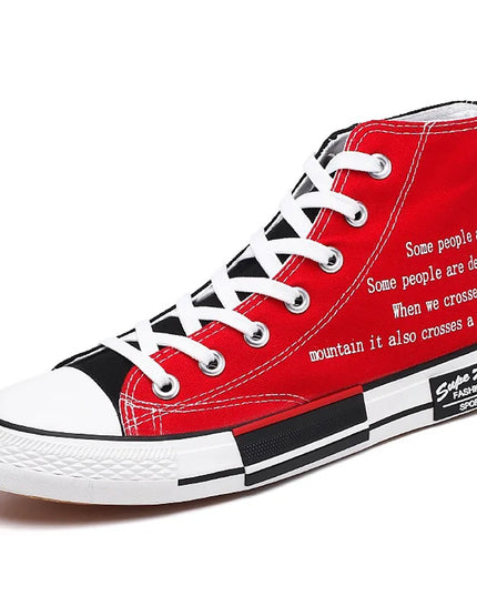 Unisex High Top Lace-Up Sneakers