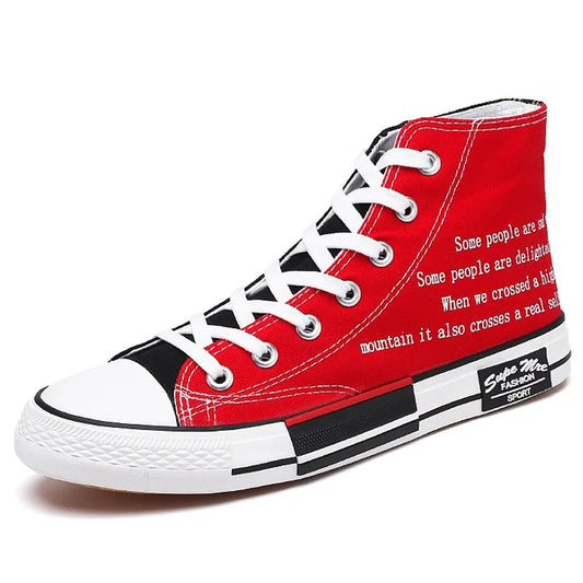 Unisex High Top Lace-Up Sneakers