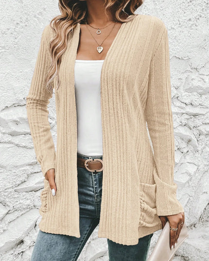Women's Knitted Cardigan - Elegant Casual Style
