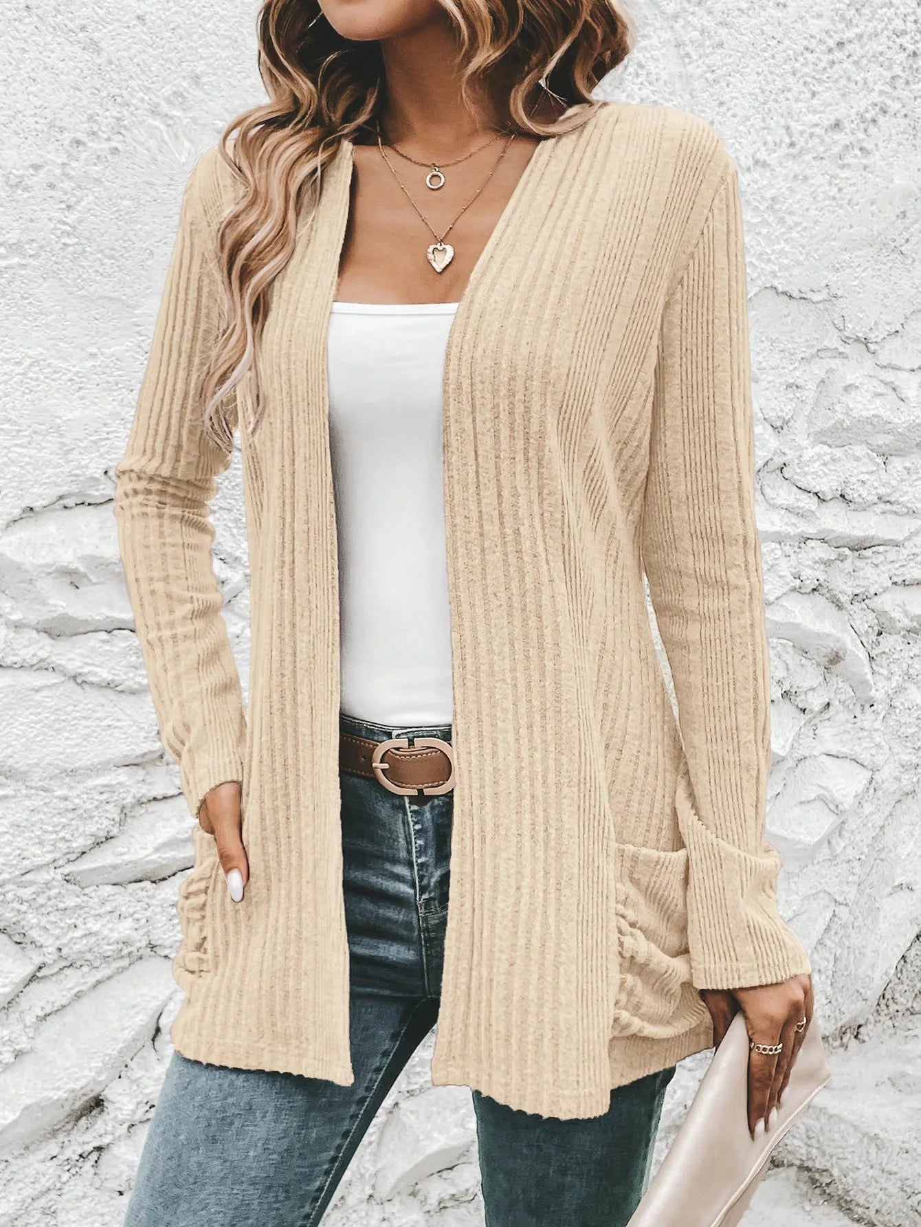 Women's Knitted Cardigan - Elegant Casual Style