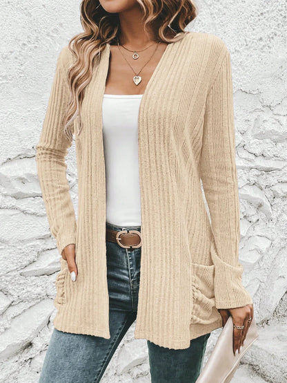 Women's Knitted Cardigan - Elegant Casual Style