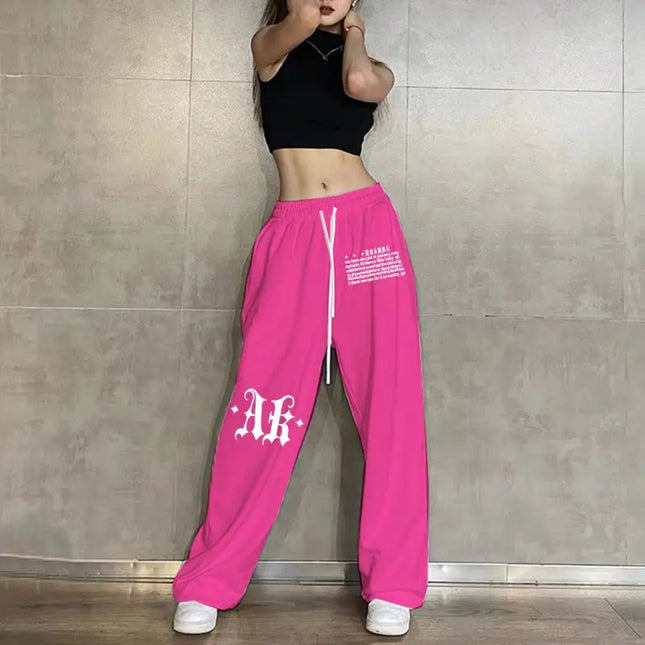 Women's Loose Fit Sweatpants with Drawstring & Elastic Waist