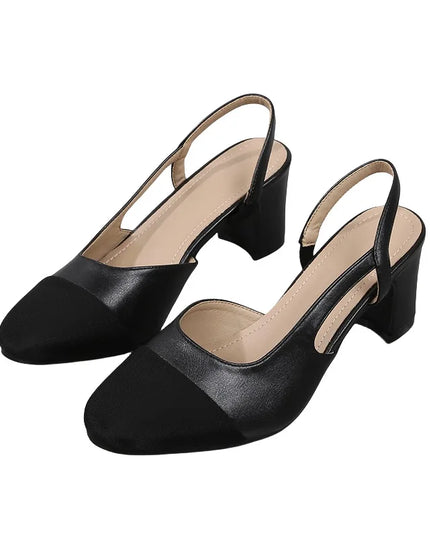 Women's Faux Leather Slingback Sandals