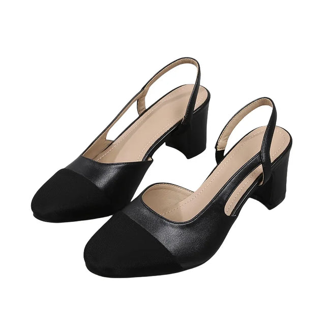 Women's Faux Leather Slingback Sandals