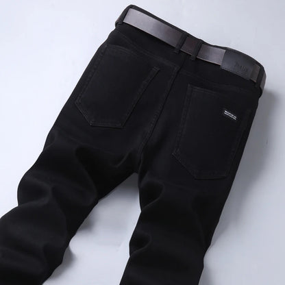 Men's Classic Stretch Slim Fit Straight Leg Denim Jeans