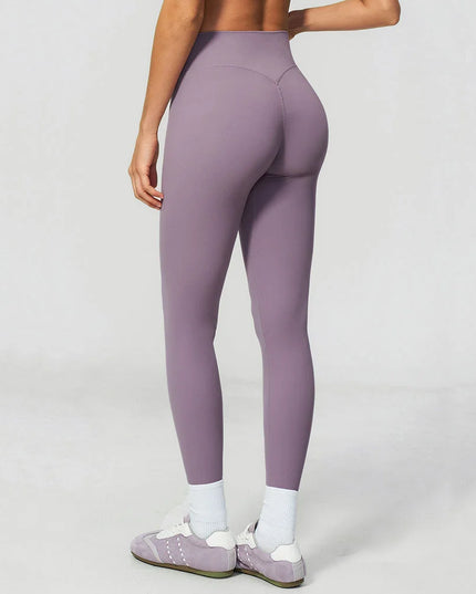 High-Waisted Women's Fitness Leggings with Push-Up Design