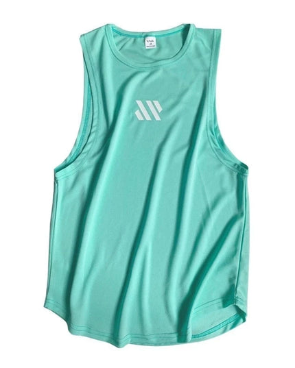 Men's Breathable Mesh Fitness Sleeveless Tank Top - Various Colors