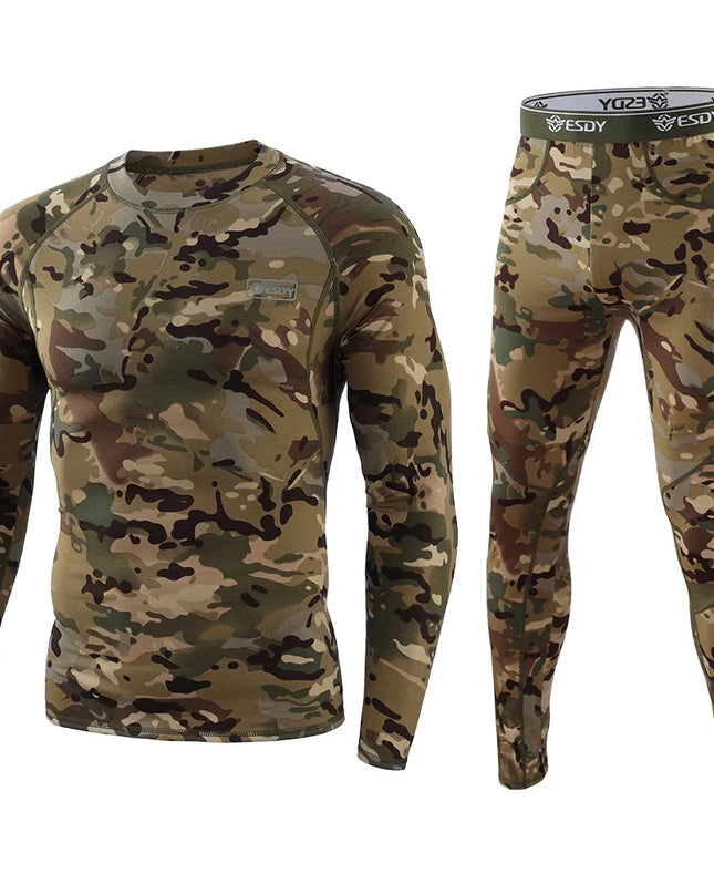 Men's Thermal Compression Activewear Sweater and Pants Set
