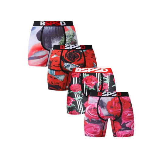BPSD 5-Pack Men's Breathable Boxer Briefs Underwear