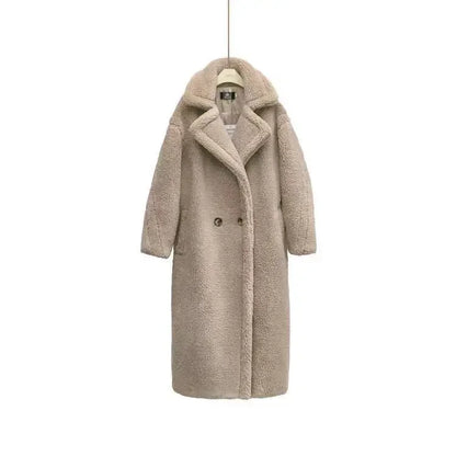 Women's Faux Fur Coat - Long, Thick, Warm, Elegant Winter Coat for Women