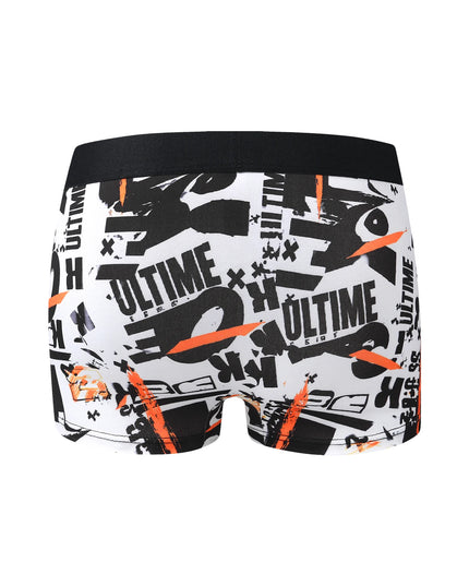 5-Pack Men’s Graffiti Boxer Briefs – High-Stretch Elastic - Mid-Rise Fit