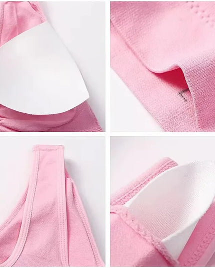Seamless Women's Push-Up Wireless Bra with Removable Padding