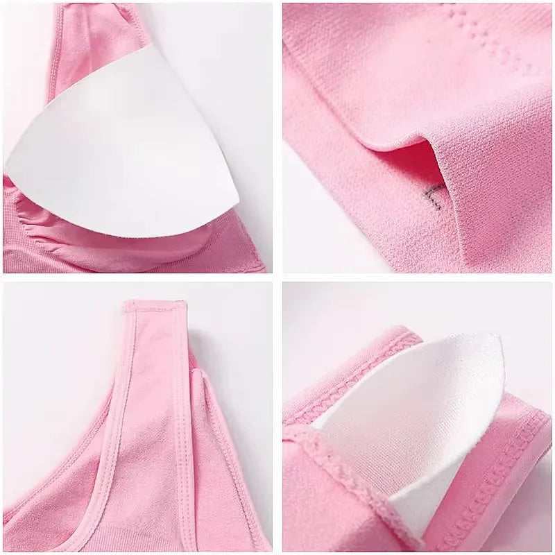 Seamless Women's Push-Up Wireless Bra with Removable Padding
