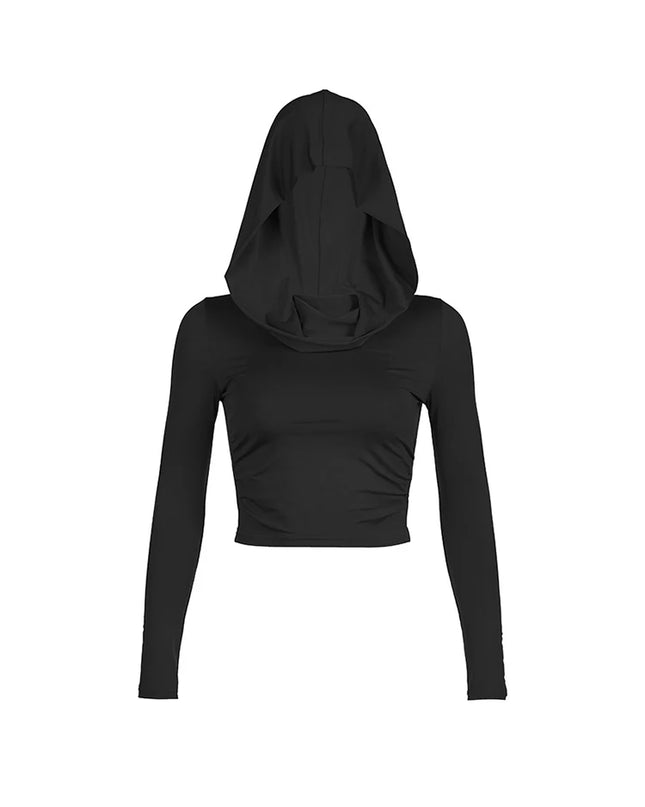 Women's Slim Fit Long Sleeve Hoodie Sweater