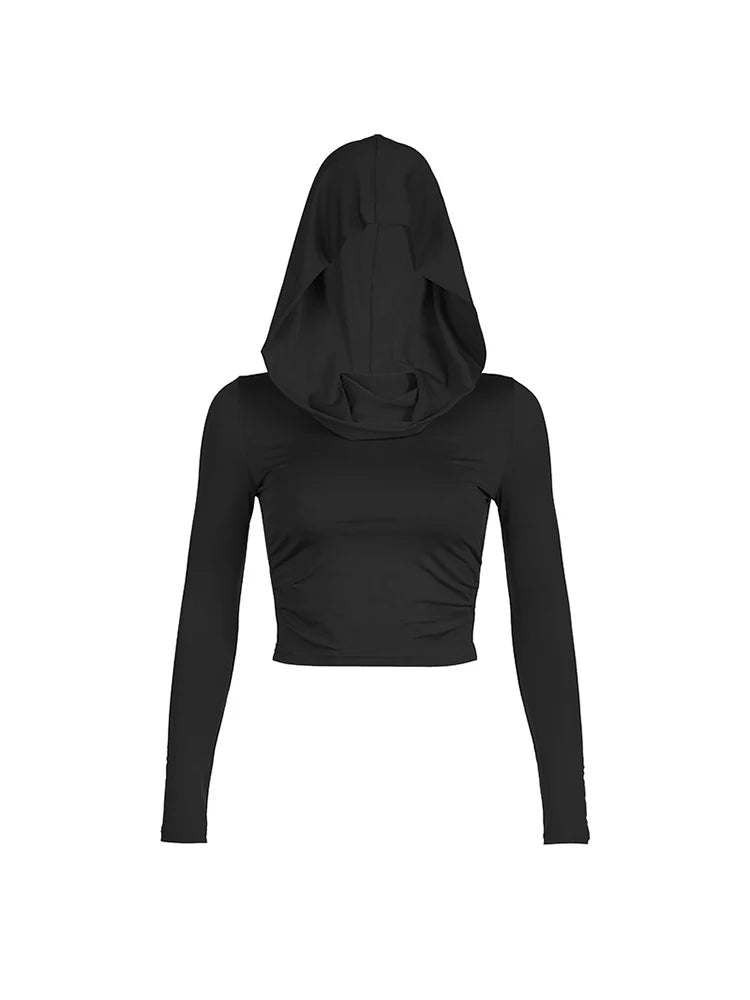 Women's Slim Fit Long Sleeve Hoodie Sweater