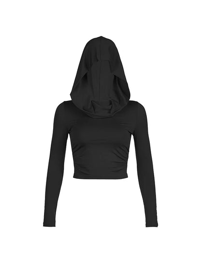 Women's Slim Fit Long Sleeve Hoodie Sweater