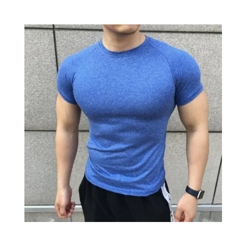 Men's Short Sleeve Fitness Compression T-Shirt - Various Colors