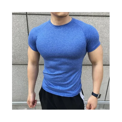 Men's Short Sleeve Fitness Compression T-Shirt - Various Colors