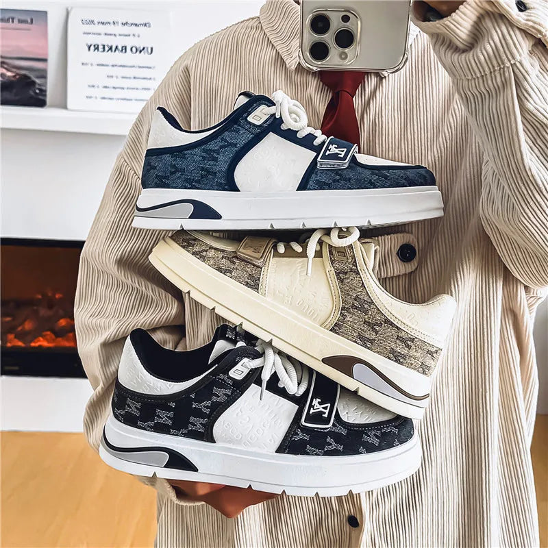 Men's Non-Slip Heightening Sneakers with Soft Sole