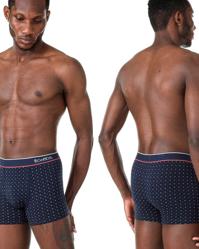 Men's Cotton Boxer Shorts - 5-Pack Comfortable Underwear for All-Day Wear